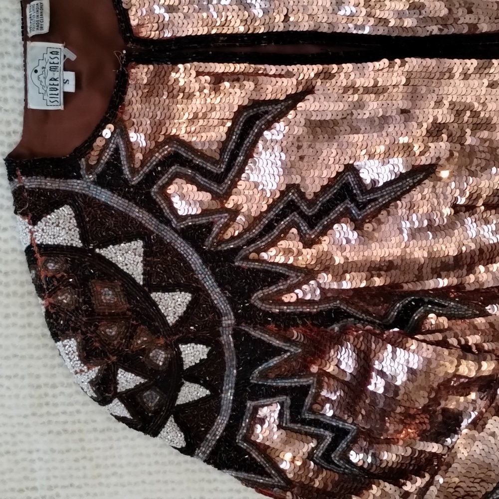 Silver Mesa Sequin Equestrian Show Jacket - image 3